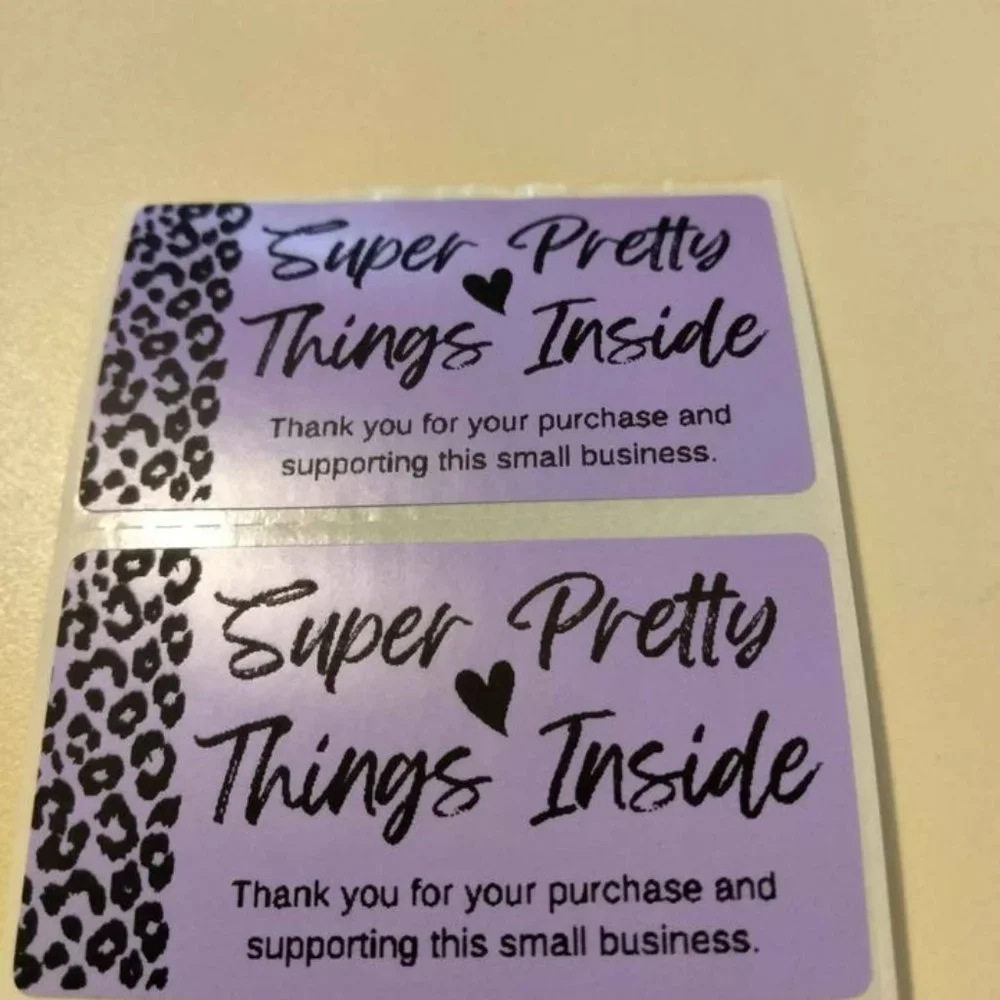 💙100 Super Pretty Things- Shipping Label Thermal Packaging Stickers 2.25